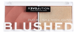 Румяна и хайлайтер для лица Blushed Duo 2,9г