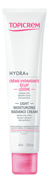 Легкий увлажняющий крем для сияния кожи лица Hydra+ Creme Hydratante Eclat Legere 40мл