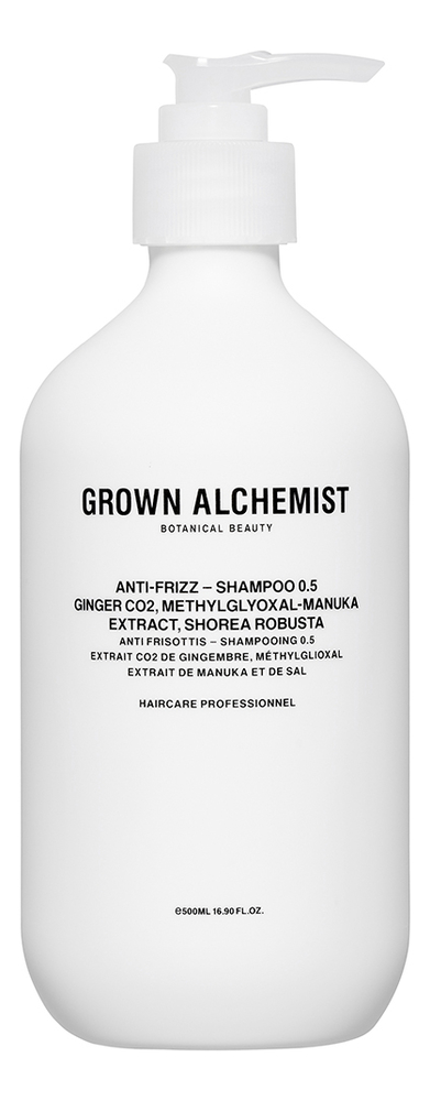Купить Разглаживающий шампунь для волос Anti-Frizz-Shampoo 0.5: Шампунь 500мл, Grown Alchemist