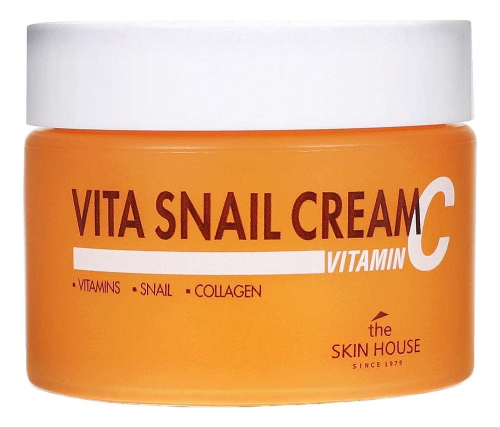 Купить Осветляющий крем для лица с муцином улитки Vita Snail Cream 50мл, The Skin House
