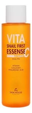 The Skin House Осветляющая эссенция для лица с муцином улитки Vita Snail First Essence 150мл