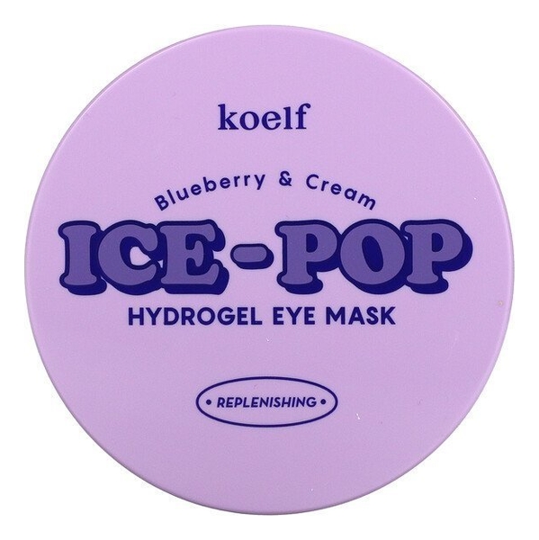 

Гидрогелевые патчи для кожи вокруг глаз с экстрактом черники Blueberry & Cream Ice-pop Hydrogel Eye Mask 60шт