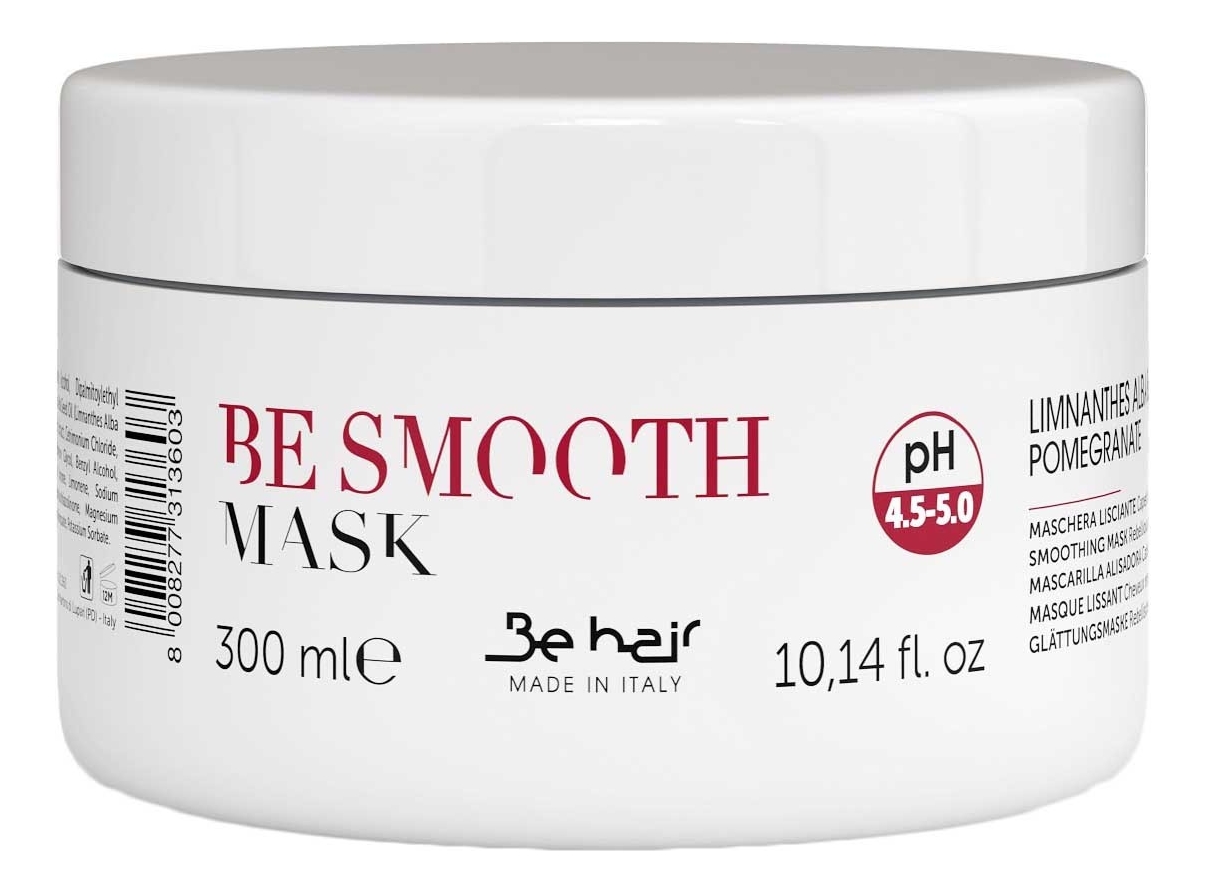 

Разглаживающая маска для непослушных волос Be Smooth Smoothing Mask: Маска 300мл, Разглаживающая маска для непослушных волос Be Smooth Smoothing Mask