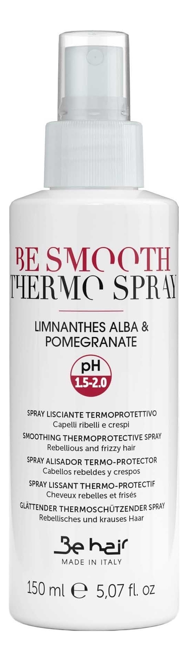 Купить Термозащитный спрей для непослушных волос Be Smooth Smoothing Thermoprotective Spray 150мл, Be Hair