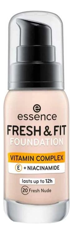 

Тональная основа для лица Foundation Fresh & Fit Vitamin Complex 30мл: 20 Fresh Nude, Тональная основа для лица Foundation Fresh & Fit Vitamin Complex 30мл