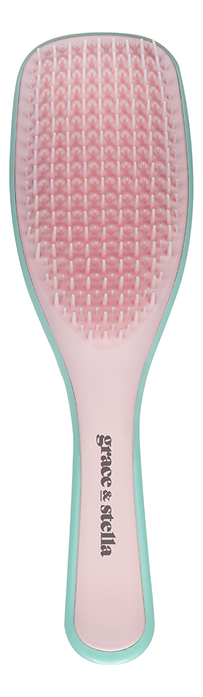 

Расческа для волос Wet Detangling Hair Brush Pink+Green