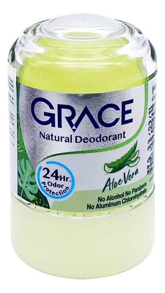 Купить Кристаллический дезодорант Crystal Deodorant Aloe Vera (алоэ вера): Дезодорант 50г, Grace