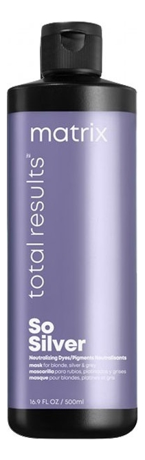 Маска для волос Total Results So Silver Color Obsessed Mask: Маска 500мл маска для волос total results so silver color obsessed mask маска 500мл