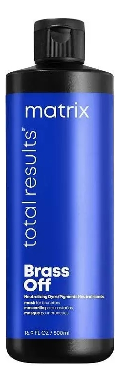 

Маска для волос нейтрализующая желтизну Total Results Brass Off Color Obsessed Mask: Маска 500мл, Маска для волос нейтрализующая желтизну Total Results Brass Off Color Obsessed Mask