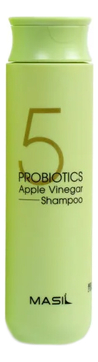 Бессульфатный шампунь с пробиотиками и яблочным уксусом 5 Probiotics Apple Vinegar Shampoo