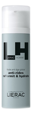 Lierac Антивозрастной крем-флюид для лица Homme Anti-Rides Raffermit & Hydrate Global 50мл