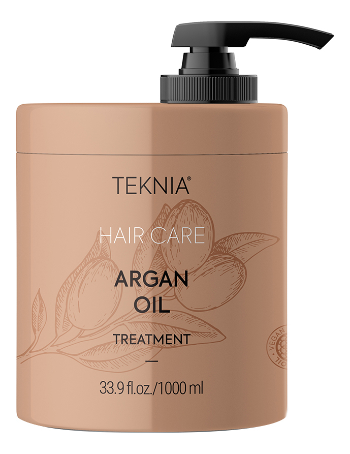 

Аргановая питательная маска для волос Teknia Argan Oil Treatment: Маска 1000мл, Аргановая питательная маска для волос Teknia Argan Oil Treatment