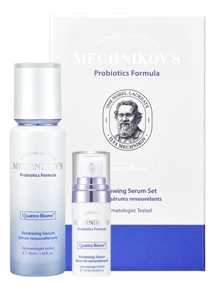 

Набор для лица с пробиотиками Mechnikov’s Probiotics Formula Renewing Serum (сыворотка 50мл + сыворотка 13мл)