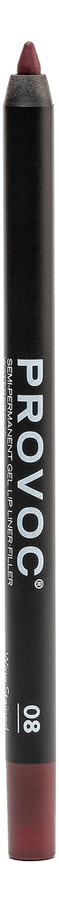 

Полуперманентный гелевый карандаш для губ Gel Lip Liner Filler 1,2г: 08 Wine Stained, Полуперманентный гелевый карандаш для губ Gel Lip Liner Filler 1,2г
