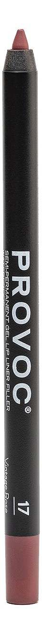 

Полуперманентный гелевый карандаш для губ Gel Lip Liner Filler 1,2г: 017 Vintage Rose, Полуперманентный гелевый карандаш для губ Gel Lip Liner Filler 1,2г