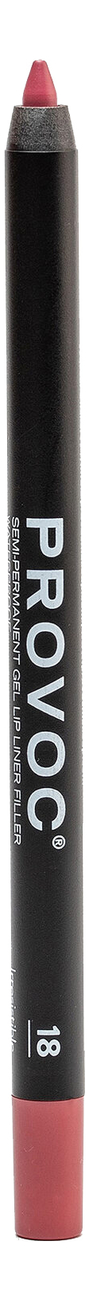 Полуперманентный гелевый карандаш для губ Gel Lip Liner Filler 1,2г: 018 Irresistible полуперманентный гелевый карандаш для губ gel lip liner filler 1 2г 047 luscious
