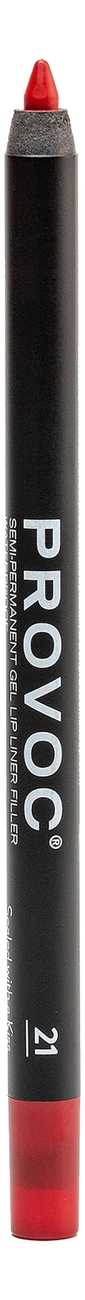 Полуперманентный гелевый карандаш для губ Gel Lip Liner Filler 1,2г: 021 Sealed with a Kiss