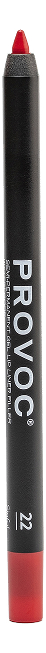 Полуперманентный гелевый карандаш для губ Gel Lip Liner Filler 1,2г: 022 Sinful