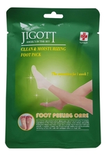 Jigott Маска-пилинг для ног Clean & Moisturizing Foot Pack 40мл