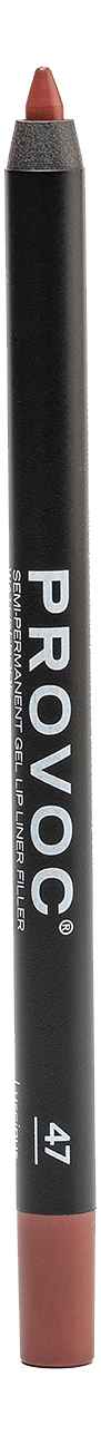Полуперманентный гелевый карандаш для губ Gel Lip Liner Filler 1,2г: 047 Luscious полуперманентный гелевый карандаш для губ gel lip liner filler 1 2г 08 wine stained
