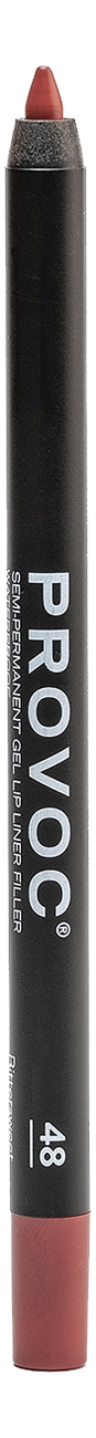 Полуперманентный гелевый карандаш для губ Gel Lip Liner Filler 1,2г: 048 Bittersweet полуперманентный гелевый карандаш для губ gel lip liner filler 1 2г 805 steela