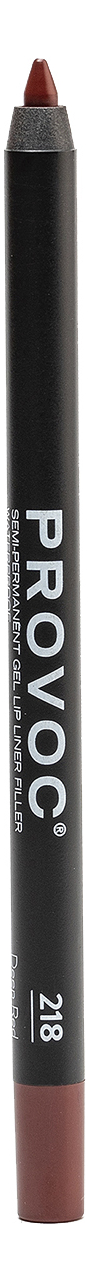 

Полуперманентный гелевый карандаш для губ Gel Lip Liner Filler 1,2г: 218 Deep Red, Полуперманентный гелевый карандаш для губ Gel Lip Liner Filler 1,2г