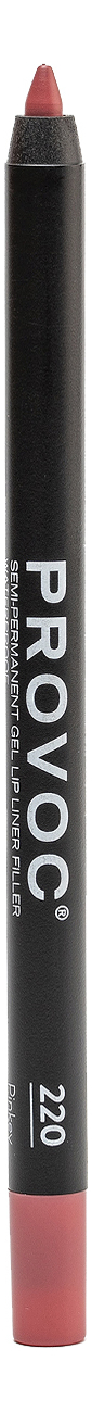 Полуперманентный гелевый карандаш для губ Gel Lip Liner Filler 1,2г: 220 Pinkey полуперманентный гелевый карандаш для губ gel lip liner filler 1 2г 08 wine stained