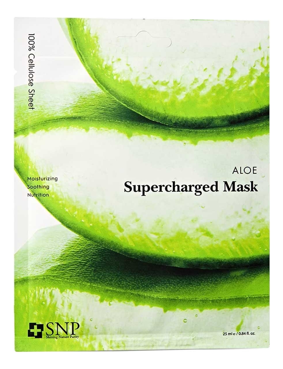 Успокаивающая тканевая маска для лица с экстрактом алоэ вера Aloe Supercharged Mask 25мл