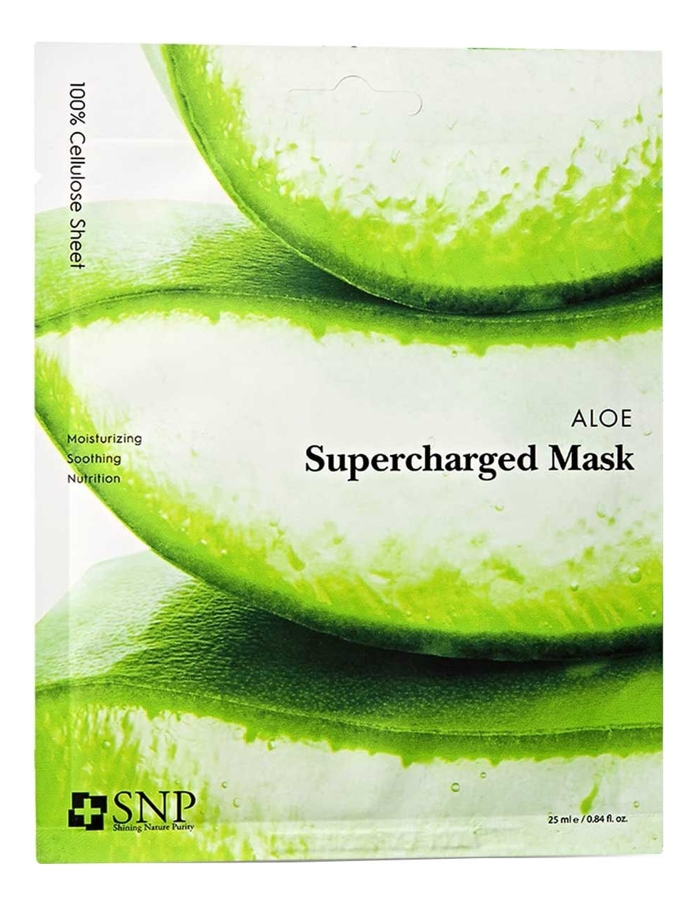 

Успокаивающая тканевая маска для лица с экстрактом алоэ вера Aloe Supercharged Mask 25мл