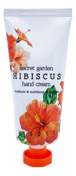 Крем для рук с экстрактом гибискуса Secret Garden Hibiscus Hand Cream 100мл hibiscus wonder крем для тела и рук кокосовый с экстрактом гибискуса 250г