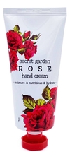 Jigott Крем для рук с экстрактом розы Secret Garden Rose Hand Cream 100мл