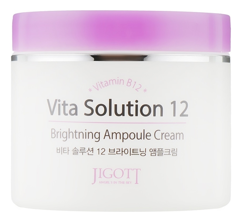 Ампульный крем для лица Vita Solution 12 Brightening Ampoule Cream 100мл ампульный крем для лица jigott vita solution 12 brightening ampoule cream 176g