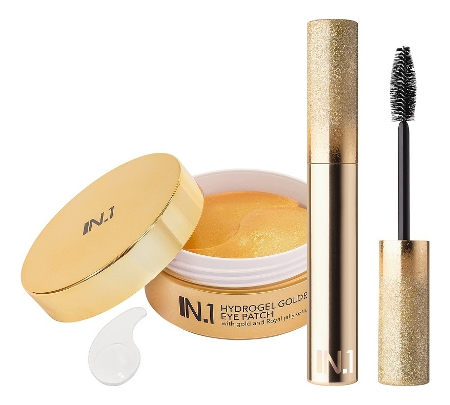 

Набор (тушь для ресниц черная Ready Beauty Go 8мл + гидрогелевые патчи для кожи вокруг глаз Hydrogel Golden Eye Patch 60шт)