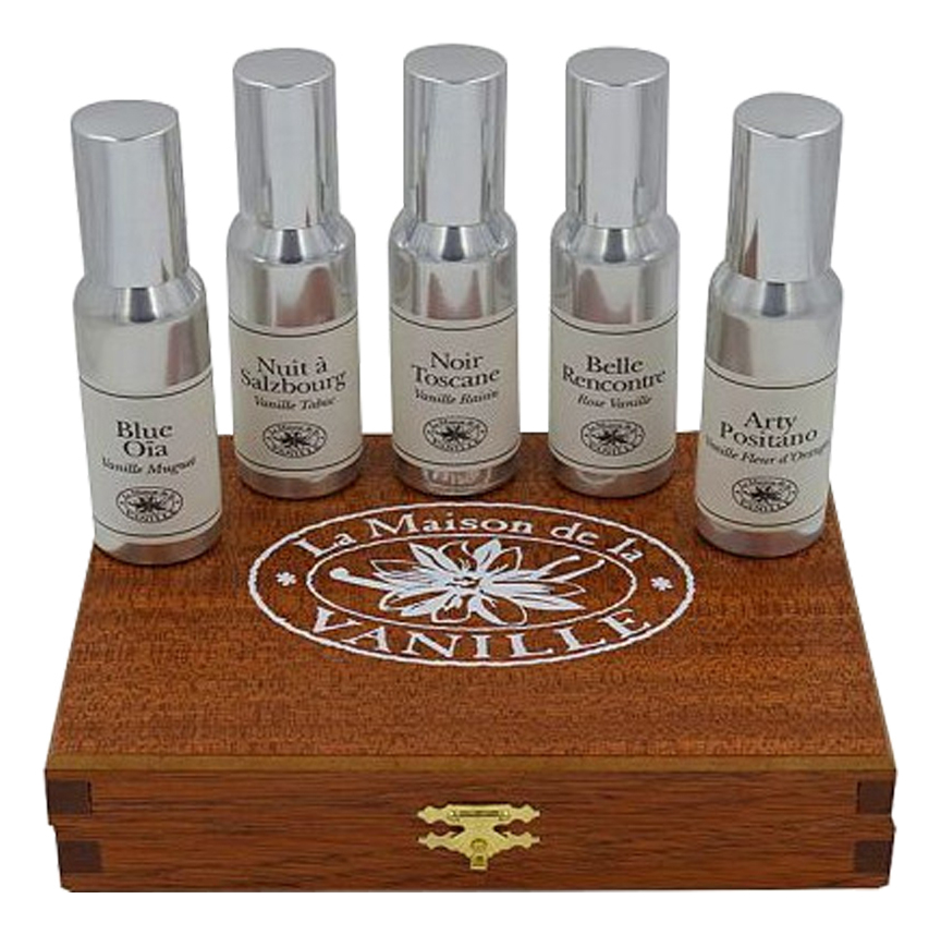 Cases All Vanillas Of The World: набор подарочный в деревянной коробке 5*30мл (Continental Spirit)