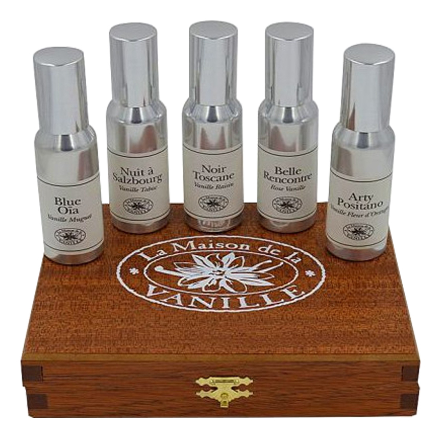 

Cases All Vanillas Of The World: набор подарочный в деревянной коробке 5*30мл (Continental Spirit), Cases All Vanillas Of The World