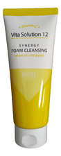 Jigott Пенка для умывания Vita Solution 12 Synergy Foam Cleansing 180мл