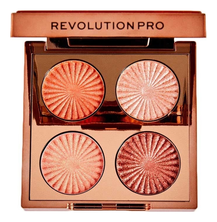 

Тени для век Goddess Glow Eye Quad: Golden Hour, Тени для век Goddess Glow Eye Quad