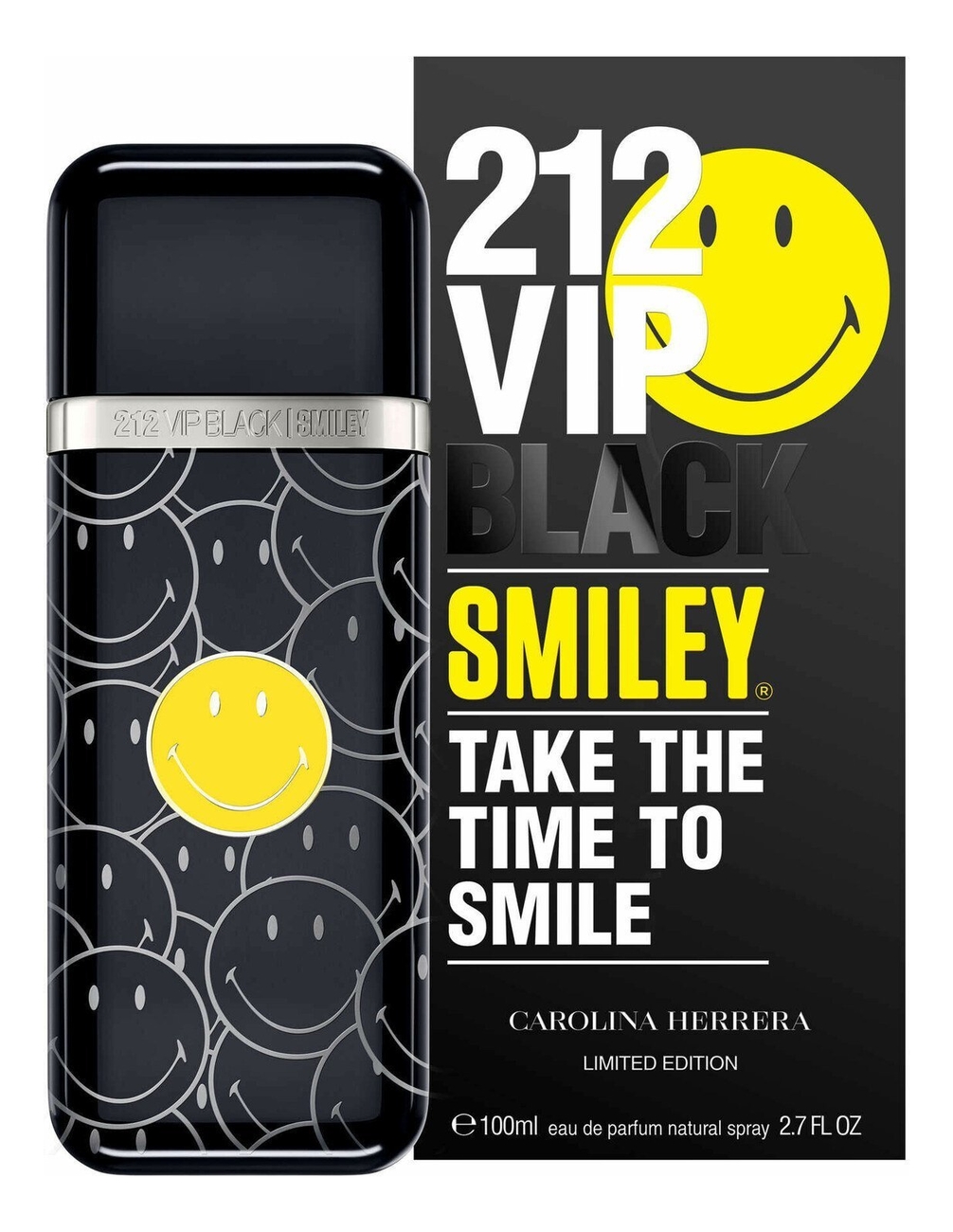 212 VIP Black Smiley: парфюмерная вода 100мл 212 vip black парфюмерная вода 50мл