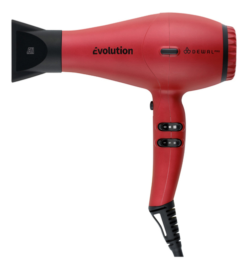Фен для волос Pro Evolution 03-9010 Red 2300W (2 насадки) фен для волос dewal pro 2300 вт evolution 03 9010 red красный