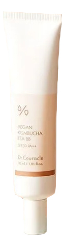 Веганский BB-крем для лица с чаем комбуча Vegan Kombucha Tea BB SPF30 PA++ 30мл bb крем для лица dr ceuracle веганский bb крем с чаем комбуча vegan kombucha tea bb spf30 pa