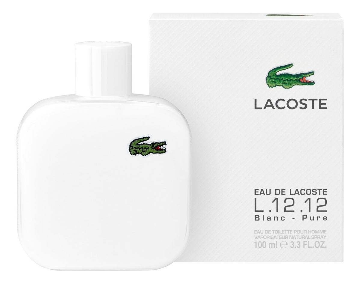 

Eau De Lacoste L.12.12 Blanc: туалетная вода 100мл (старый дизайн), Eau De Lacoste L.12.12 Blanc