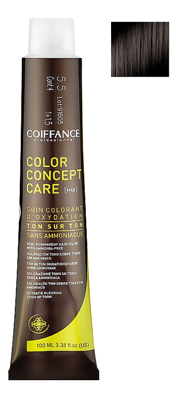 

Натуральный безаммиачный крем-краситель для волос Color Concept Care 100мл: 3.0 Темный шатен натуральный, Натуральный безаммиачный крем-краситель для волос Color Concept Care 100мл