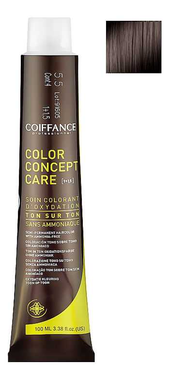 

Натуральный безаммиачный крем-краситель для волос Color Concept Care 100мл: 6.0 Темно-русый натуральный, Натуральный безаммиачный крем-краситель для волос Color Concept Care 100мл