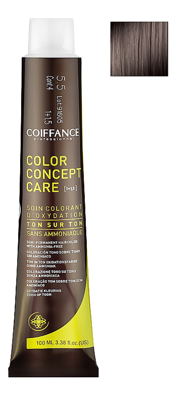 

Натуральный безаммиачный крем-краситель для волос Color Concept Care 100мл: 7.0 Русый натуральный, Натуральный безаммиачный крем-краситель для волос Color Concept Care 100мл