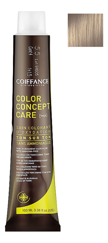 

Натуральный безаммиачный крем-краситель для волос Color Concept Care 100мл: 9.01 Блондин светло-пепельный, Натуральный безаммиачный крем-краситель для волос Color Concept Care 100мл
