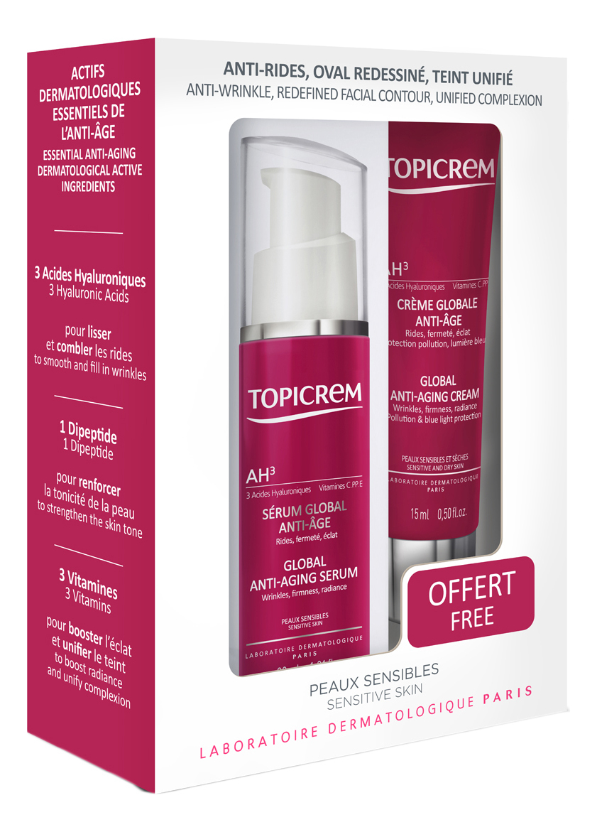 

Набор для лица Global Anti-Aging AH3 (сыворотка 30мл + крем 15мл)