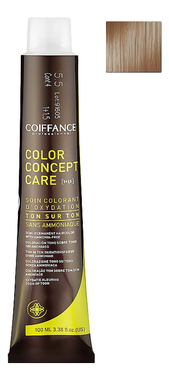 Натуральный безаммиачный крем-краситель для волос Color Concept Care 100мл: 9.02 Блондин светло-фиолетовый от Randewoo