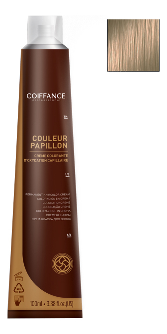 

Крем-краска для волос Couleur Papillon 100мл: 10.0 Светлый блондин натуральный, Крем-краска для волос Couleur Papillon 100мл