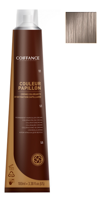 

Крем-краска для волос Couleur Papillon 100мл: 10.1 Светлый блондин пепельный, Крем-краска для волос Couleur Papillon 100мл
