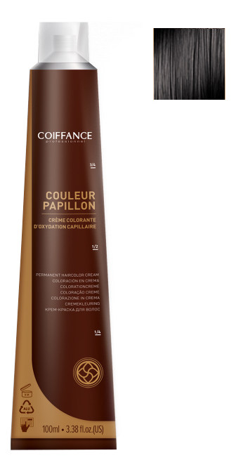 

Крем-краска для волос Couleur Papillon 100мл: 5.1 Светлый шатен пепельный, Крем-краска для волос Couleur Papillon 100мл